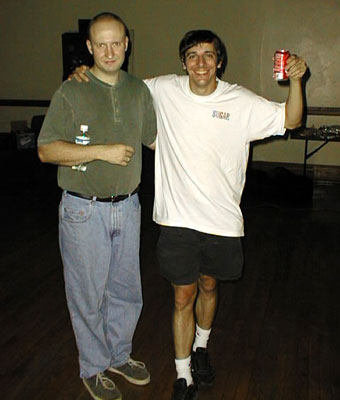 Bob and Jack Rabid (of Big Takeover and interview disk fame) in Detroit