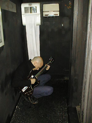 Michael Warming up in the Loo